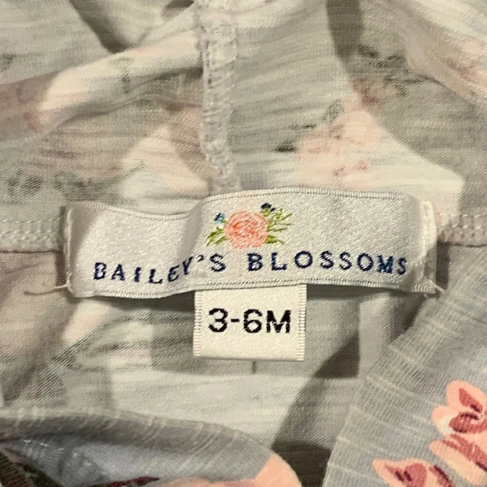 Baby Girl 3-6M Bundle 8pc Baileys Blossoms Old Navy Carters Floral‎ Denim Pink